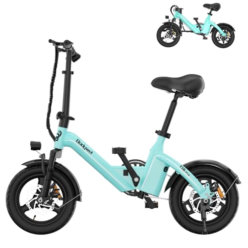 T16 PRO 14-Inch Foldable Electric Bike 400W Motor 20MPH 25-Mile Range