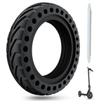 Solid Tire Electric Scooter Replacement Wheel 8.5in Honeycomb Design