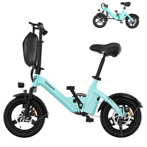 T16 PRO 14-Inch Foldable Electric Bike 400W Motor 20MPH 25-Mile Range