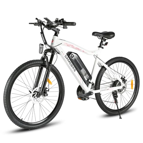 Electric Mountain Bike 26in 36V 13Ah Dual Suspension Disc Brake Black