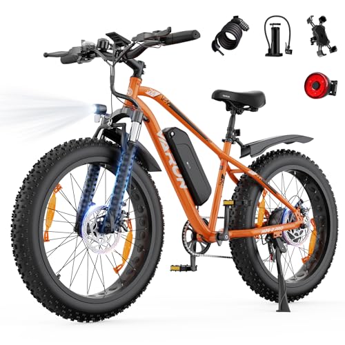 M26-2 Pro Electric Fat Bike 26in 250W Motor 48V 13Ah Orange
