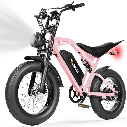 V200 Electric Dirt Bike 52V 20.8Ah Fat Tire 32MPH Dual Suspension