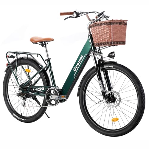 Cityrun 26in Electric City Bike Pedelec 80km Range