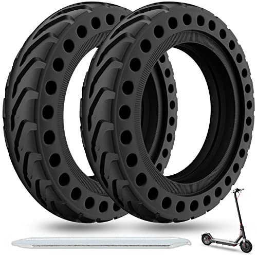 Solid Tire Electric Scooter Replacement Wheel 8.5in Honeycomb Design