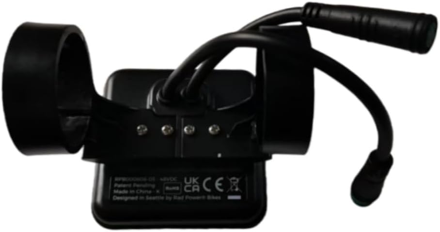Handlebar Mount LCD Cycling Computer 48V E Bike Display Black