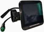 Handlebar Mount LCD Cycling Computer 48V E Bike Display Black