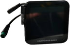 Handlebar Mount LCD Cycling Computer 48V E Bike Display Black
