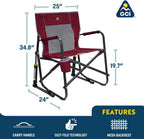Freestyle Rocker Portable Folding Camping Chair