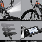 GUNAI 29 Zoll Elektro-Mountainbike elektrofahrraeder 48V 15Ah 21 Gaenge E-Bike Herren mit Scheibenbremse