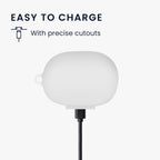 Silicone Cover Compatible With Bose Quietcomfort Earbuds White