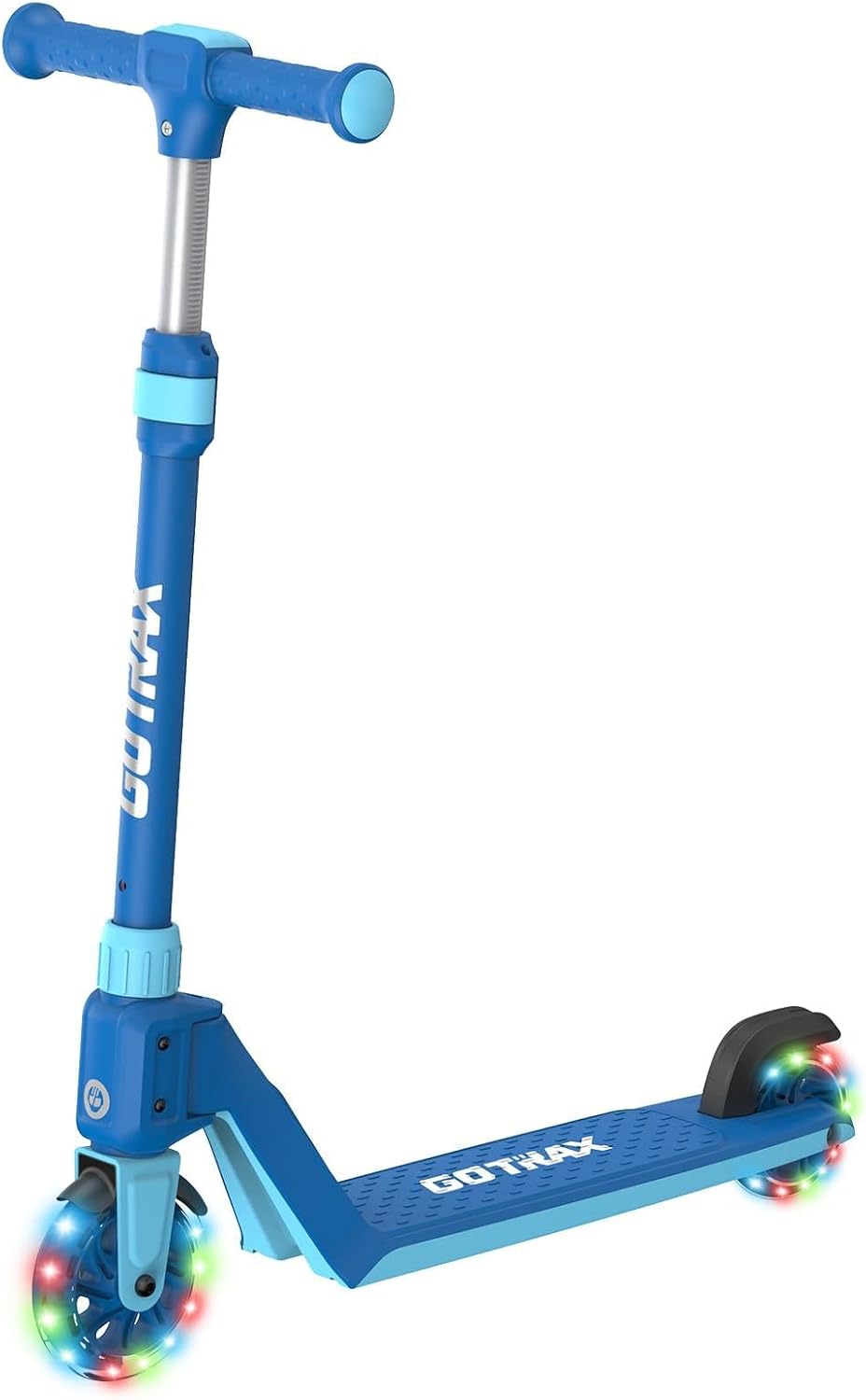 K03 Kick Scooter With LED Lighted Wheels Adjustable Handlebars