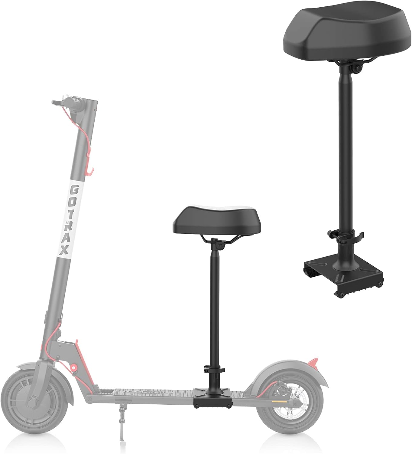 Electric Scooter Saddle Seat Attachment for GXL V2 and XR Ultra Black