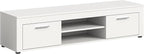 Jam X8BA9T30 63in Wide Lowboard TV Stand White Melamine