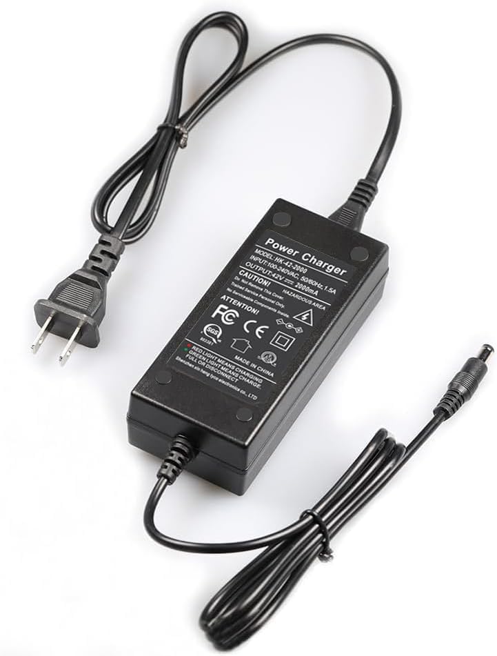 HK-42-2000 Power Adapter 42V 2A 5.5mmx2.1mm for 36V Electric Bike