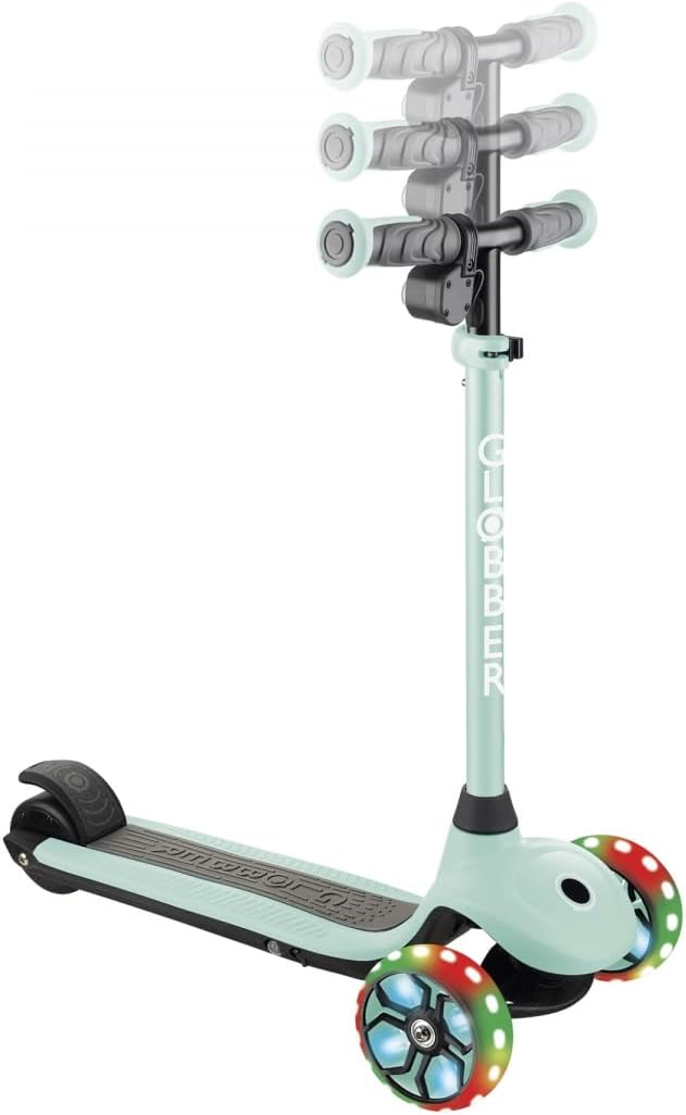 E Motion 4 Plus 3 Wheel Electric Kids Scooter Mint Green 6+