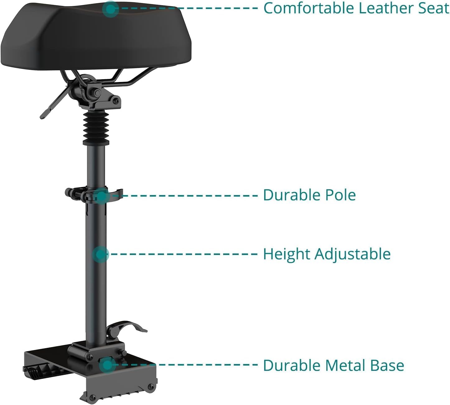 Saddle Ultra Scooter Seat Adjustable Shockproof for G4 G MAX Ultra Black