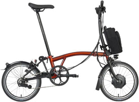 Electric C Line 4-Speed Folding E-Bike 45mi Range Flame Lacquer