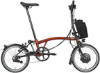 Electric C Line 4-Speed Folding E-Bike 45mi Range Flame Lacquer