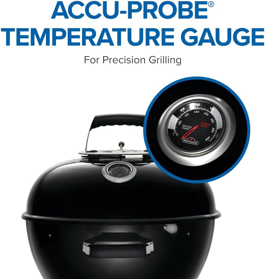 NK22 Premium Charcoal Kettle Grill 22-Inch Black