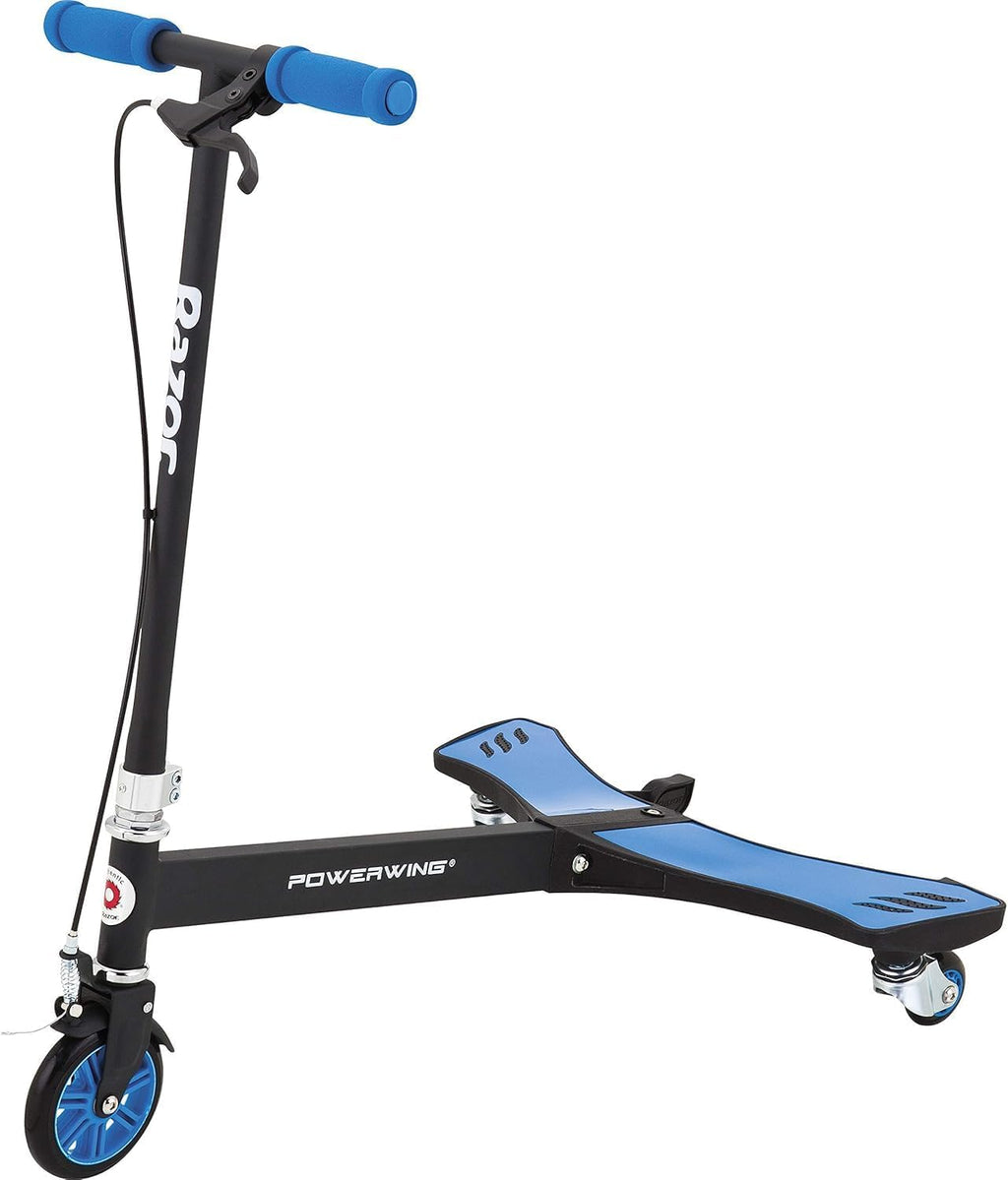 PowerWing Caster Scooter Dual Inclined Casters Drifting Spinning Blue