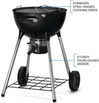 NK22 Premium Charcoal Kettle Grill 22-Inch Black