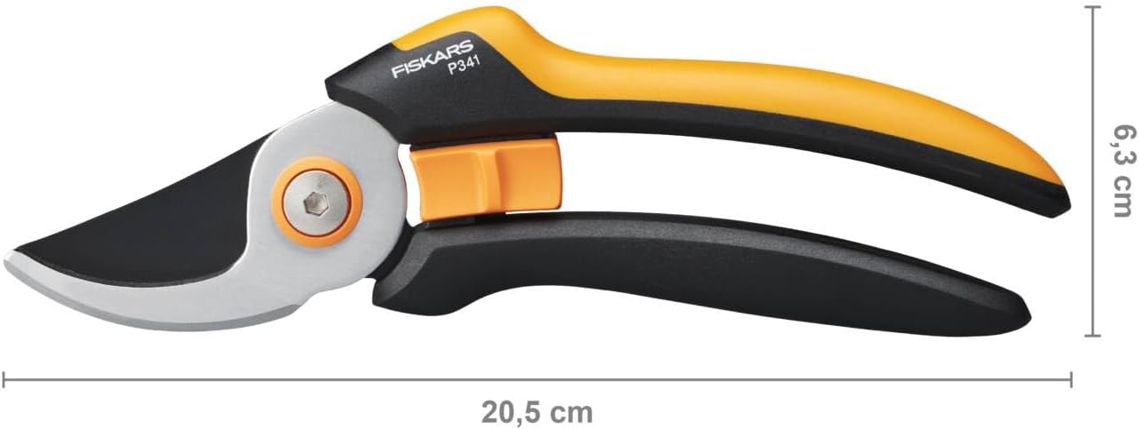 Bypass Garden Pruners Non-Stick Coated 8.1 Inch