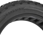 Off-Road Solid Scooter Tire, Puncture-Free Tubeless 9.5x2.5-6.1in Black