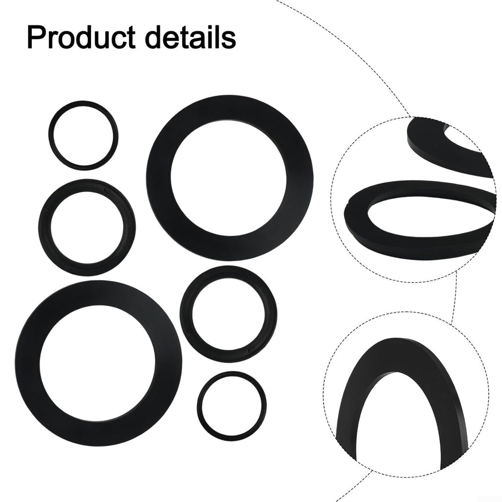 Replacement O Ring Seal Gasket Set for Pool 6PCS