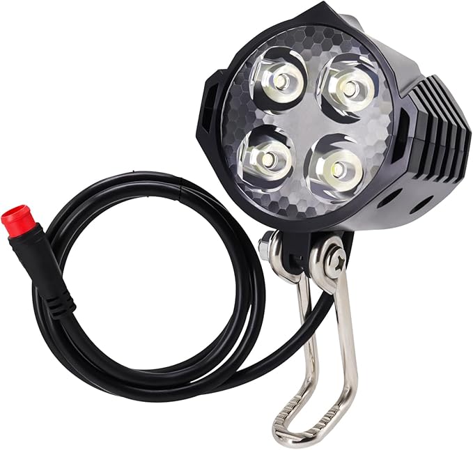 Ebike Headlight 12V-60V 200 Lumens 4 LED Front Light