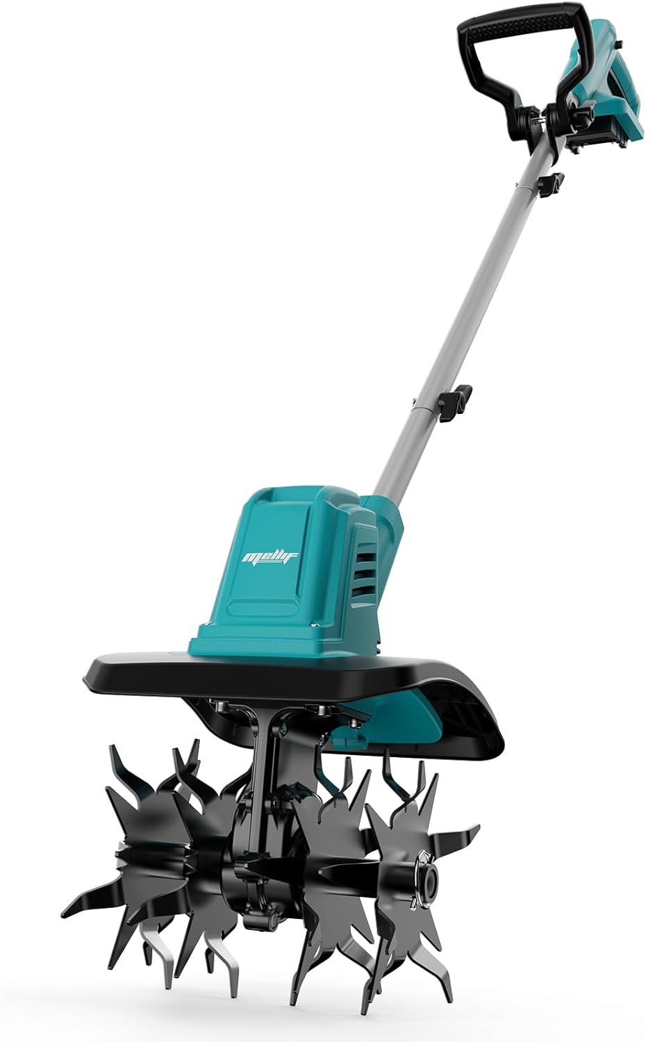 Brushless Cordless Tiller Cultivator 280RPM 10in Tilling Width 7in Depth