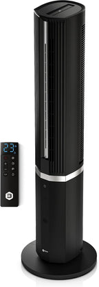 VT-11-BL Tower Fan 5 in 1 Portable Air Cooler Humidifier 12 Speeds Black