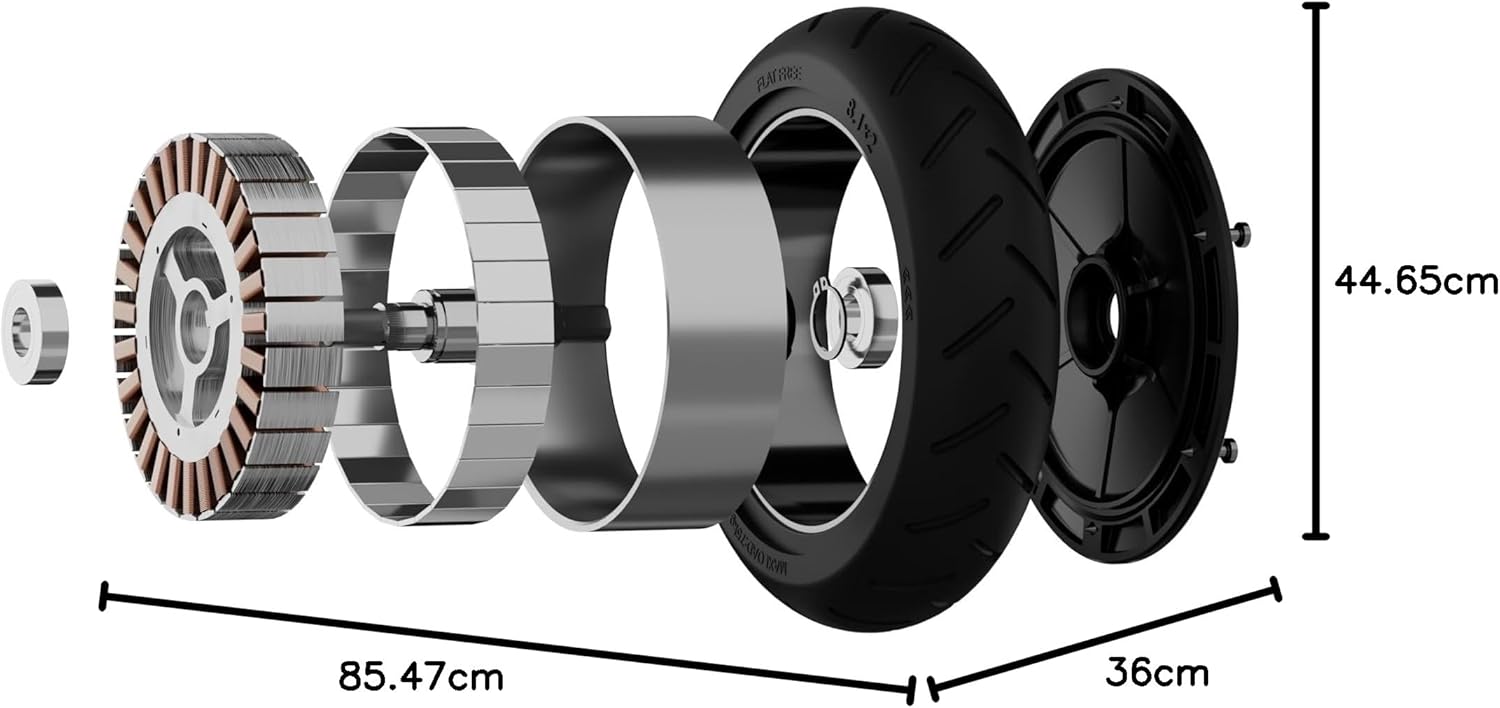 E2 Plus E II Electric Scooter 25km Range Black