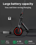 Folding Electric Scooter 500W Motor 8.5/10in Wheels 25km/h Dual Braking