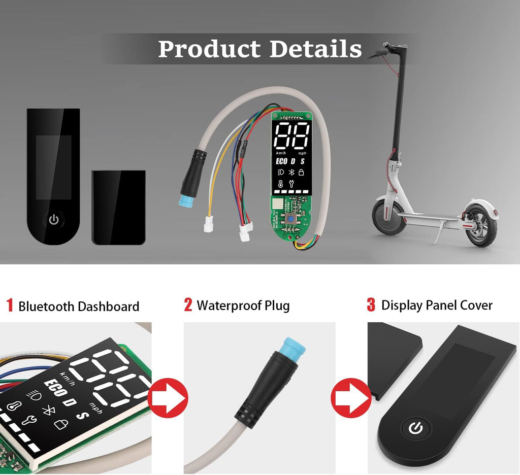 Dashboard Cover Replacement Circuit Board M365 Pro Electric Scooter