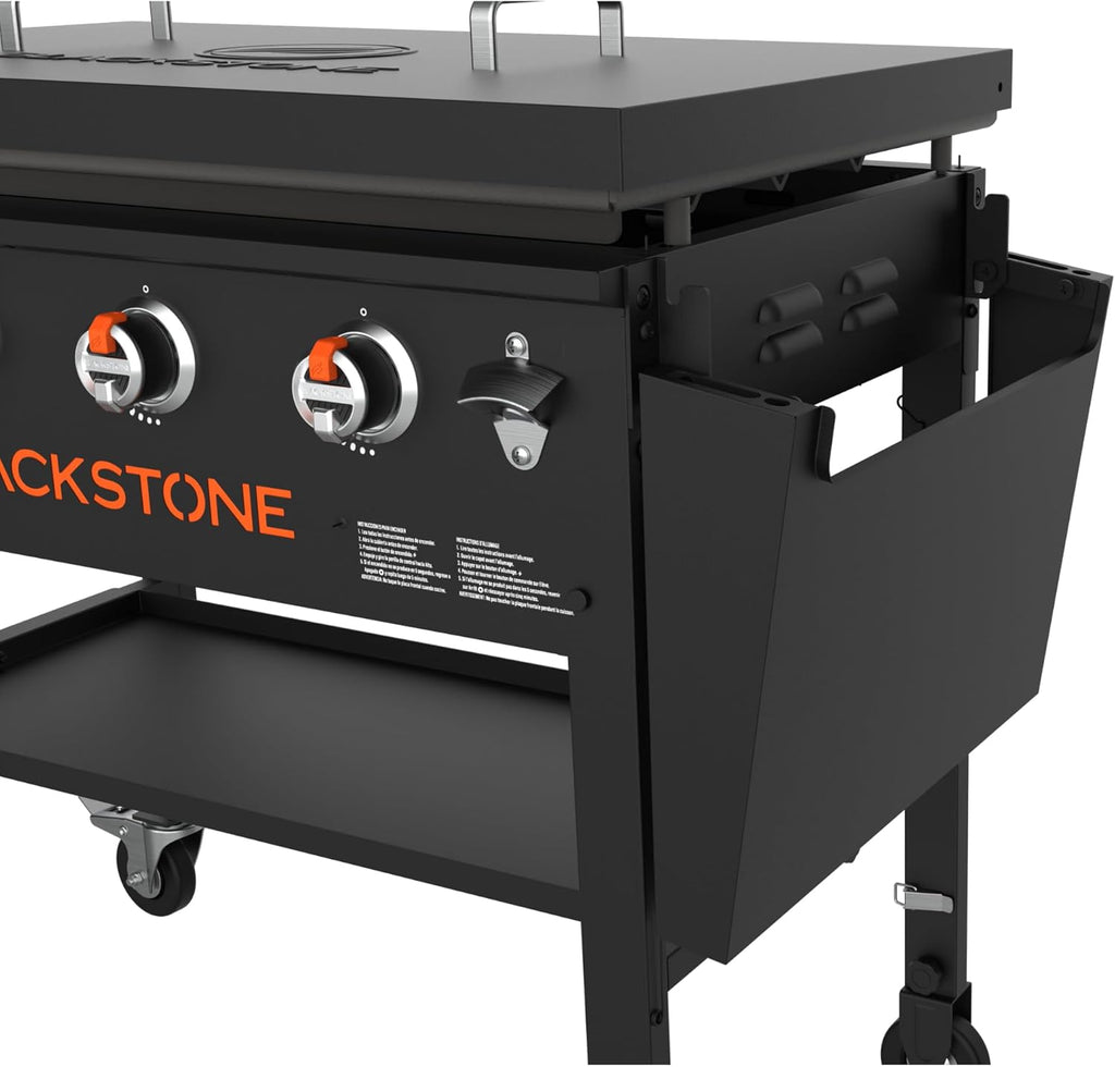 36 Inch 4 Burner Propane Griddle with Regulator Starter Kit