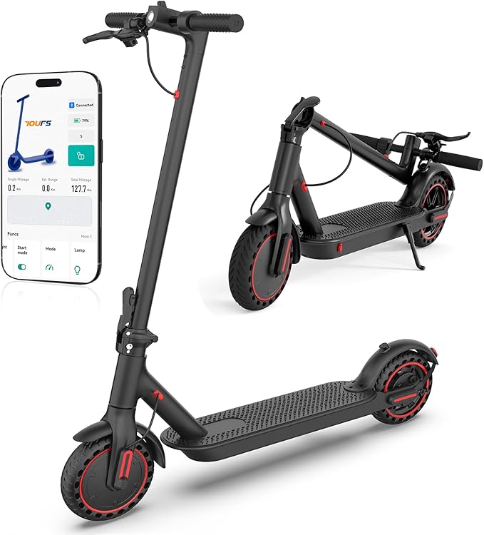 Adult Folding Electric Scooter 10.4Ah Battery Dual Suspension 35km Range