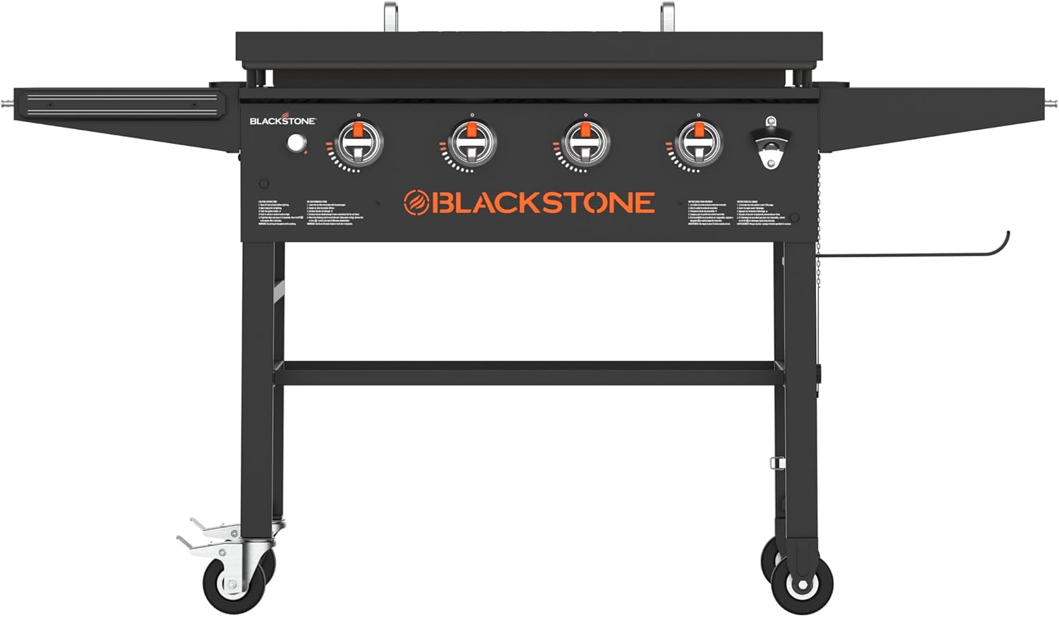36 Inch 4 Burner Propane Griddle with Regulator Starter Kit
