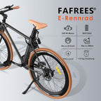 F1 Electric Bike 250W 36V 10Ah Pedelec Black 700C