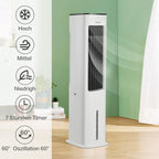 Silent Air Cooler Pro Tower Evaporative Air Cooler 5L White