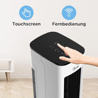 Silent Air Cooler Pro Tower Evaporative Air Cooler 5L White