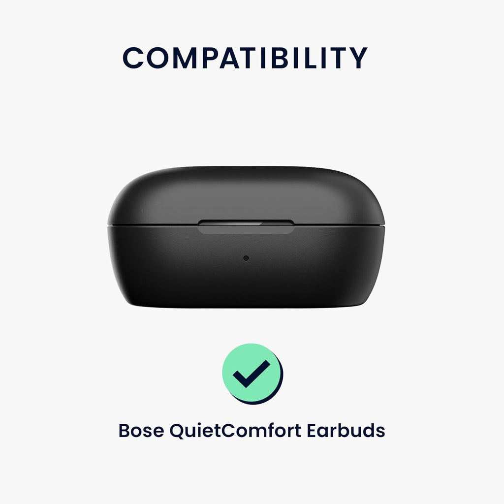 Silicone Cover Compatible With Bose Quietcomfort Earbuds White