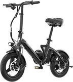 T16 PRO 14-Inch Foldable Electric Bike 400W Motor 20MPH 25-Mile Range