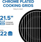 NK22 Premium Charcoal Kettle Grill 22-Inch Black
