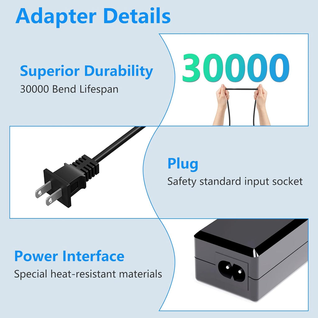 42V 2A Replacement Electric Scooter Charger with Barrel Connector