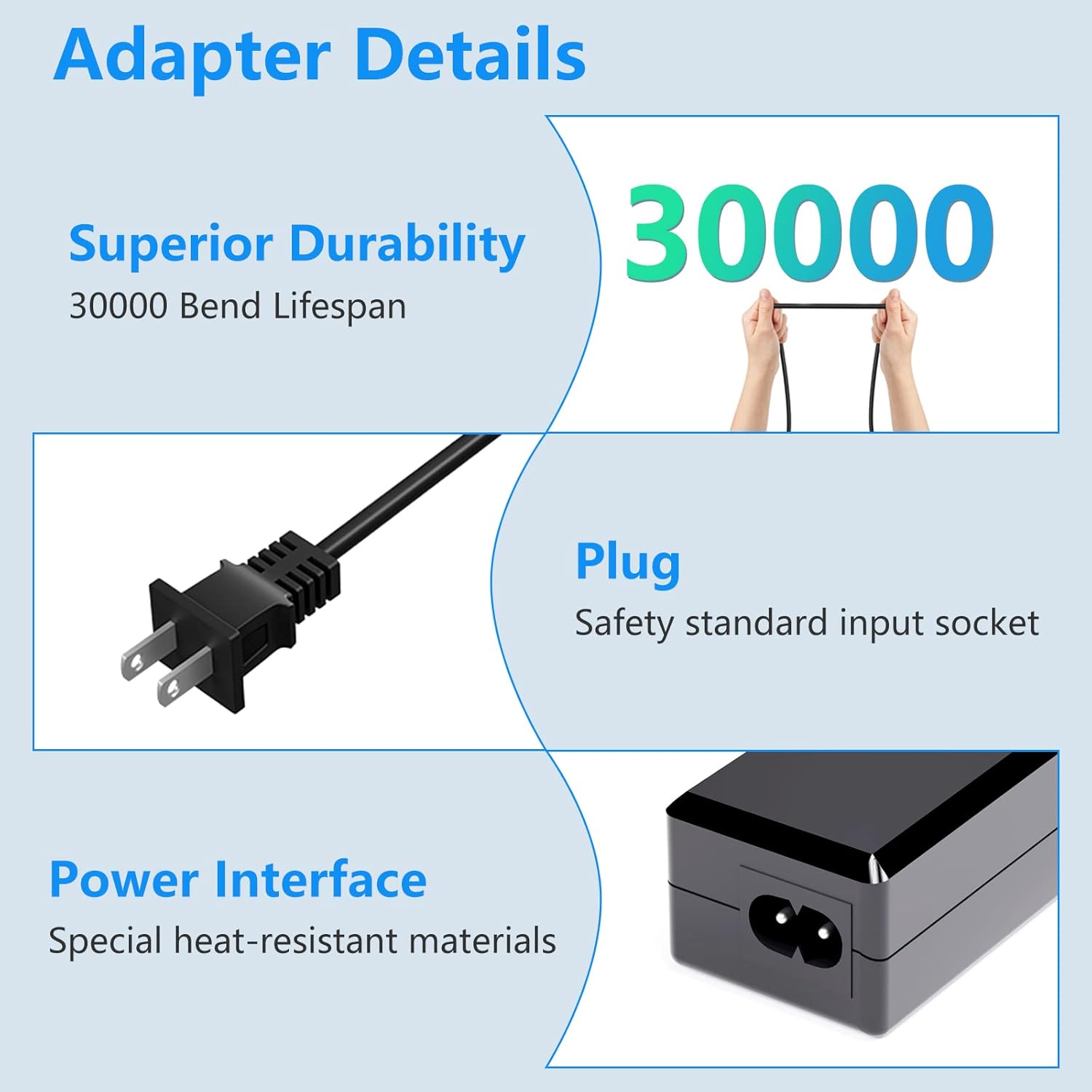 42V 2A Replacement Electric Scooter Charger with Barrel Connector