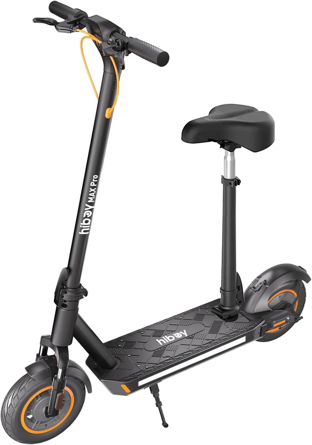 Adult Electric Scooter Seat Attachment 20.9-30.7in Black