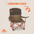 Lowdown Camping Chair 12.5in Seat Height 350lb Capacity