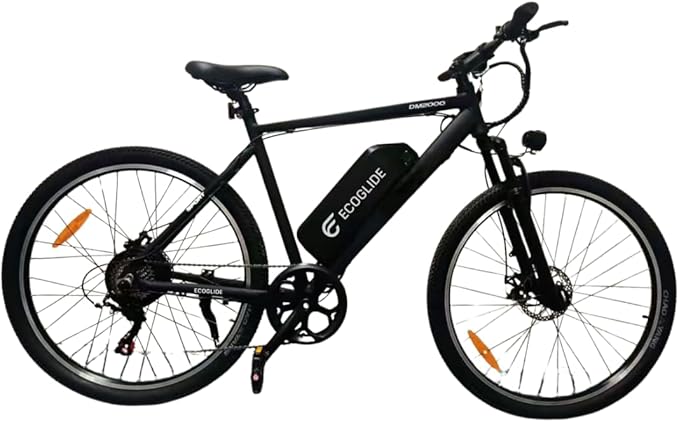 Electric Bike DM2000 36V 10Ah Shimano Disc Brakes 25 km/h Black