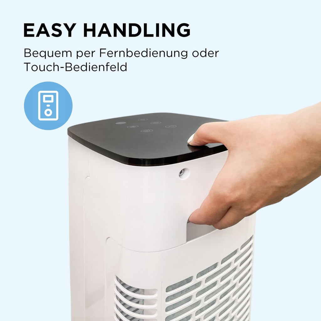 Silent Air Cooler Pro Tower Evaporative Air Cooler 5L White
