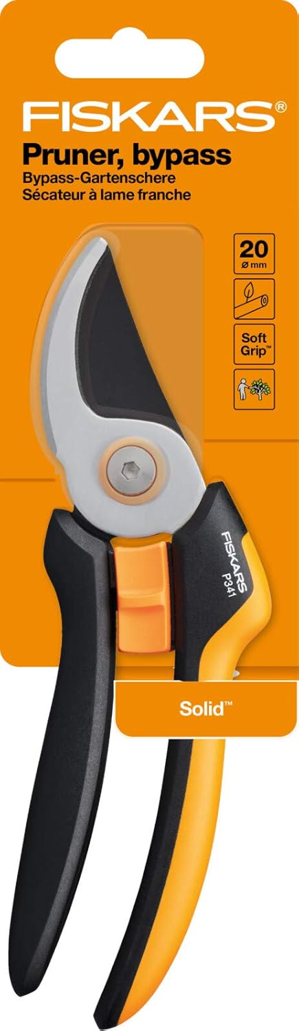 Bypass Garden Pruners Non-Stick Coated 8.1 Inch